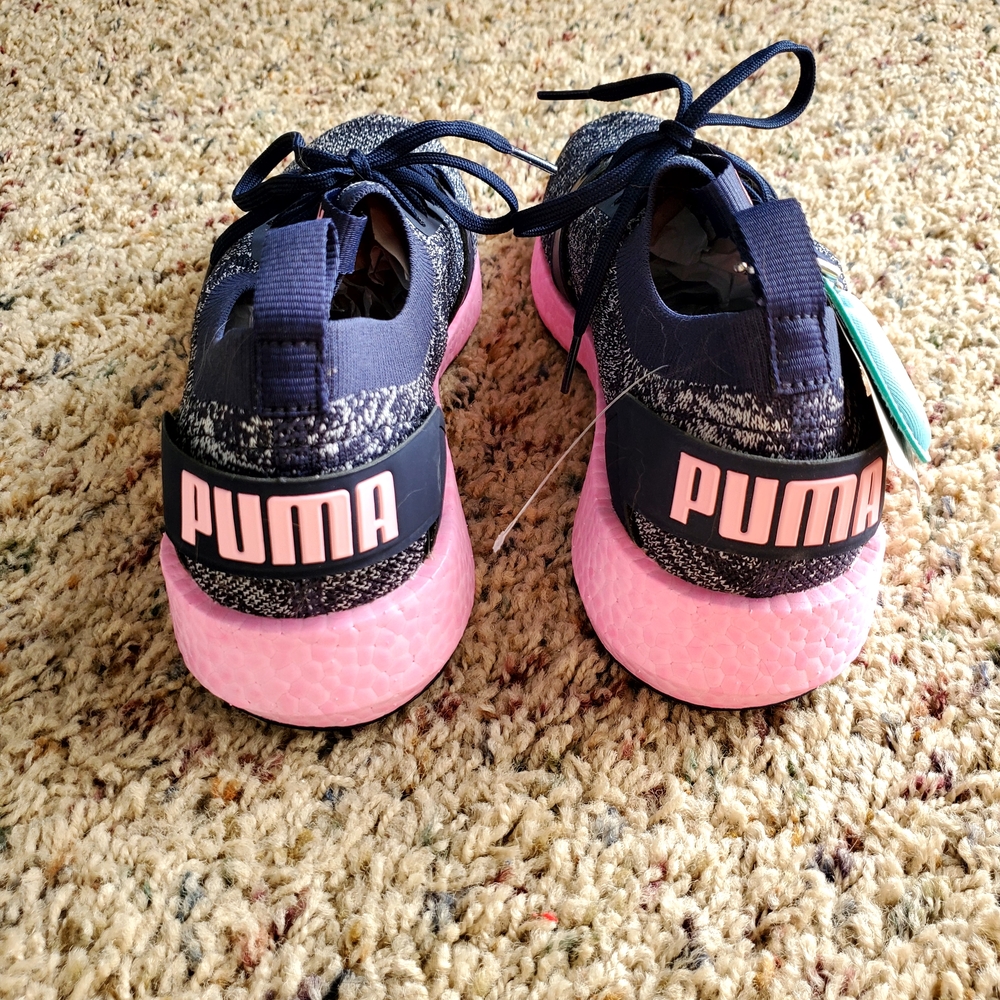 Puma Womens Athletic Shoes  - Navy Blue and Bubble Gum Pink